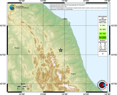 Mappa comuni con almeno 3 questionari