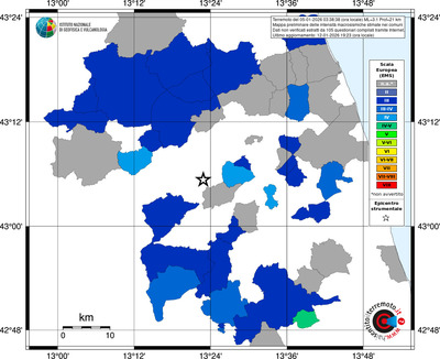 Mappa EMS - territori comuni