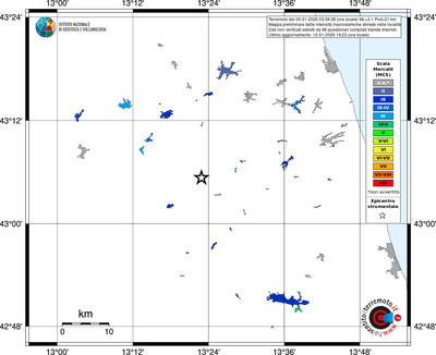 Mappa MCS - territori località