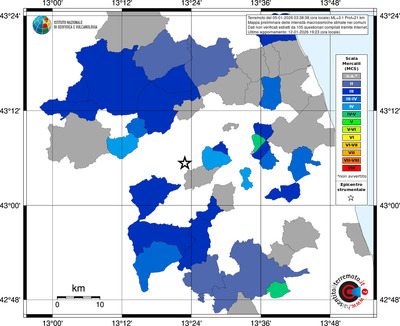 Mappa MCS - territori comuni