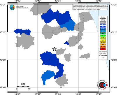 Mappa EMS - territori comuni