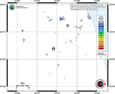 Mappa MCS - territori località