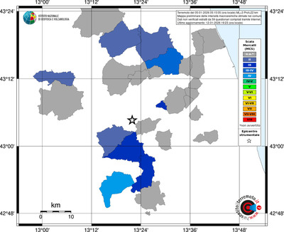 Mappa MCS - territori comuni