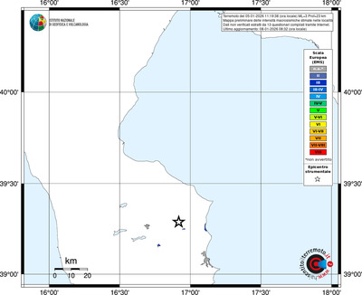 Mappa EMS - territori località