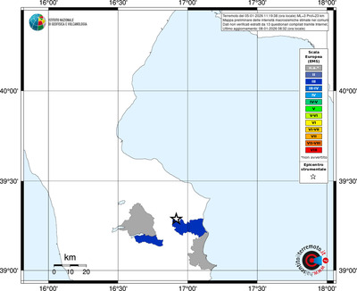 Mappa EMS - territori comuni