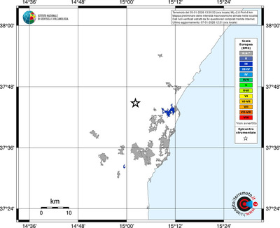 Mappa EMS - territori località