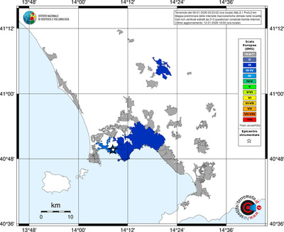 Mappa EMS - territori località
