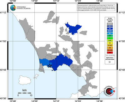 Mappa EMS - territori comuni