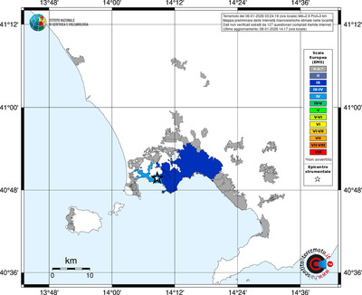 Mappa EMS - territori località