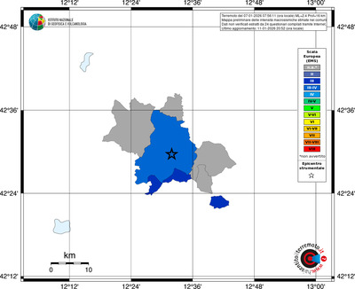 Mappa EMS - territori comuni