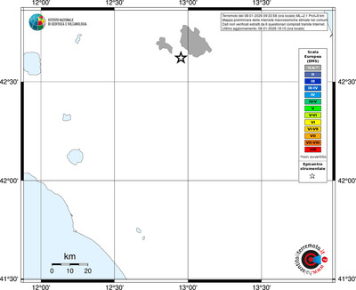 Mappa EMS - territori comuni