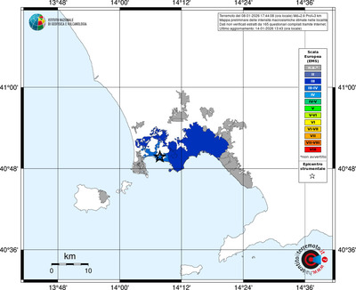 Mappa EMS - territori località