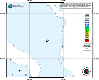 Mappa EMS - territori località