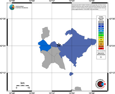 Mappa MCS - territori comuni