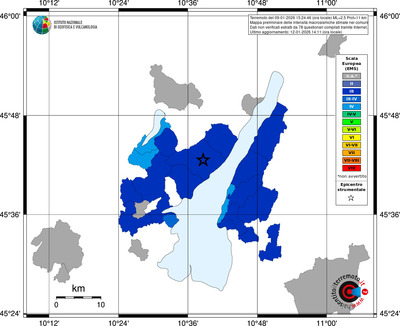 Mappa EMS - territori comuni