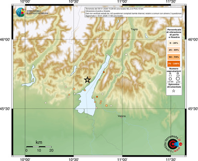 Mappa comuni con almeno 3 questionari