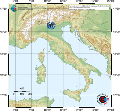 Area di invio delle email agli iscritti