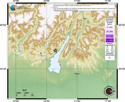 Mappa comuni con almeno 3 questionari