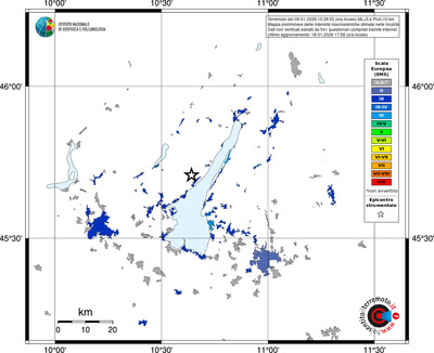 Mappa EMS - territori località