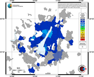 Mappa EMS - territori comuni