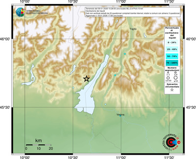 Mappa comuni con almeno 3 questionari