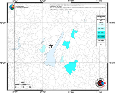 Mappa territorio comunale con almeno 3 questionari