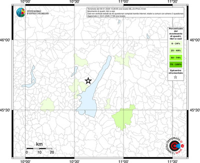 Mappa territorio comunale con almeno 3 questionari