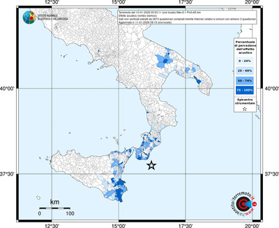 Mappa territorio comunale con almeno 3 questionari