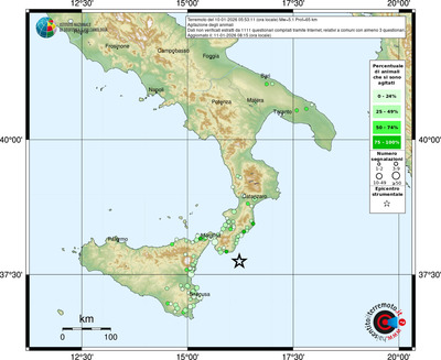Mappa comuni con almeno 3 questionari