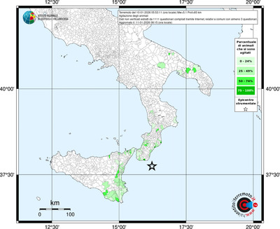 Mappa territorio comunale con almeno 3 questionari