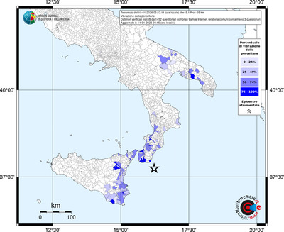 Mappa territorio comunale con almeno 3 questionari