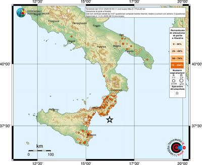 Mappa comuni con almeno 3 questionari