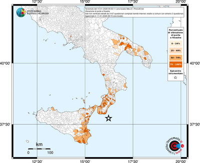 Mappa territorio comunale con almeno 3 questionari