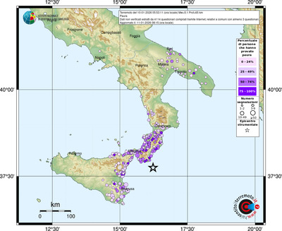 Mappa comuni con almeno 3 questionari