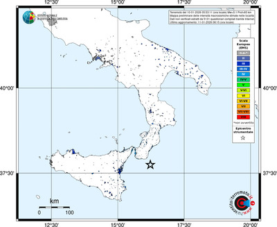 Mappa EMS - territori località