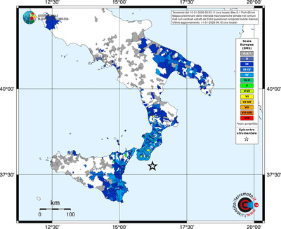 Mappa EMS - territori comuni