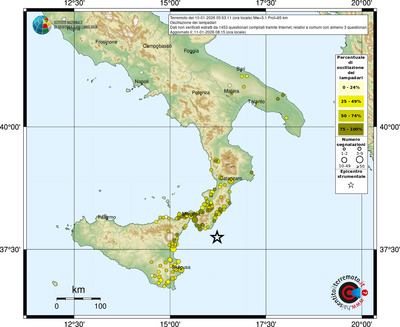 Mappa comuni con almeno 3 questionari
