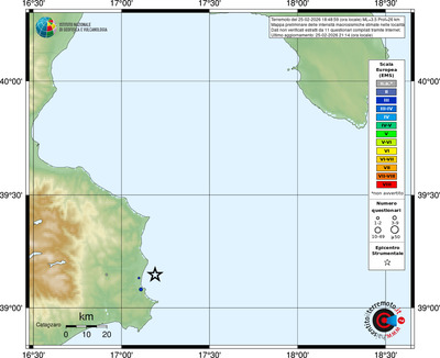 Mappa EMS - località