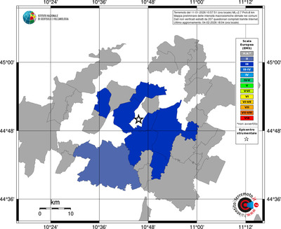 Mappa EMS - territori comuni