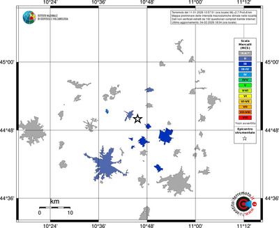 Mappa MCS - territori località