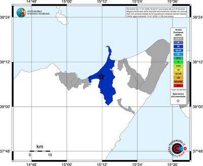 Mappa EMS - territori comuni