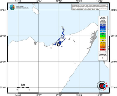 Mappa EMS - territori località