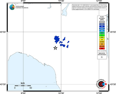 Mappa EMS - territori comuni