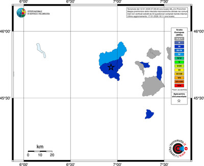 Mappa EMS - territori comuni