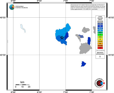 Mappa MCS - territori comuni