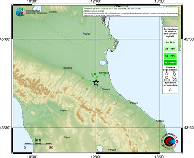 Mappa comuni con almeno 3 questionari