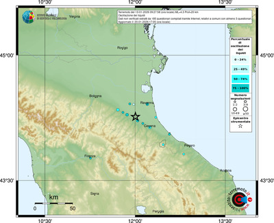 Mappa comuni con almeno 3 questionari