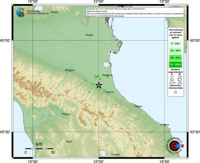 Mappa comuni con almeno 3 questionari
