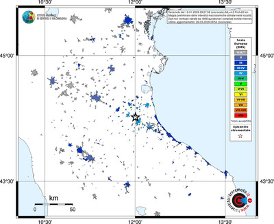 Mappa EMS - territori località