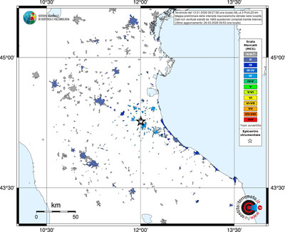 Mappa MCS - territori località